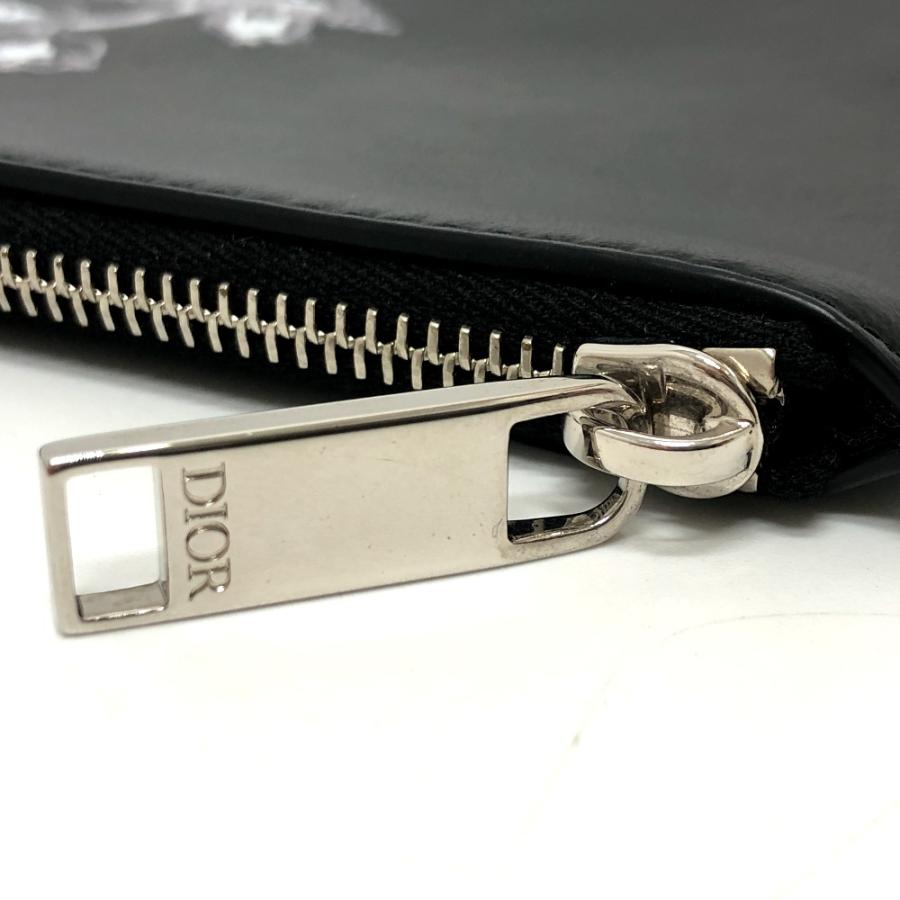 新品同様 DIOR HOMME ディオール・オム スター×ローズ ペイント セカンドバッグ クラッチ バッグ カバン 【中古】 | Dior HOMME | 02
