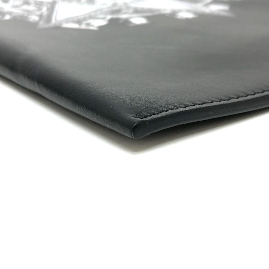 新品同様 DIOR HOMME ディオール・オム スター×ローズ ペイント セカンドバッグ クラッチ バッグ カバン 【中古】 | Dior HOMME | 05