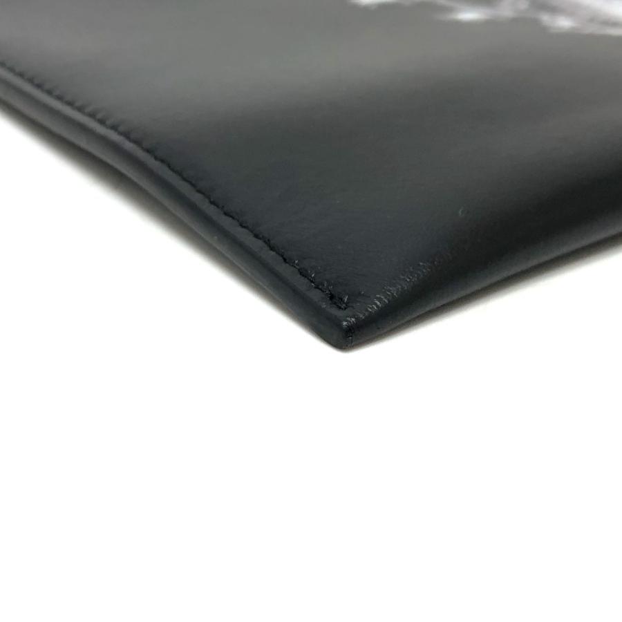 新品同様 DIOR HOMME ディオール・オム スター×ローズ ペイント セカンドバッグ クラッチ バッグ カバン 【中古】 | Dior HOMME | 06