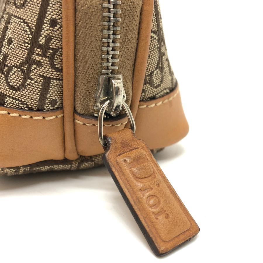 Dior ディオール トロッター ポーチ メイク道具入れ 小物入れ 小物 アクセサリーポーチ ベージュ レディース【中古】 |  | 06
