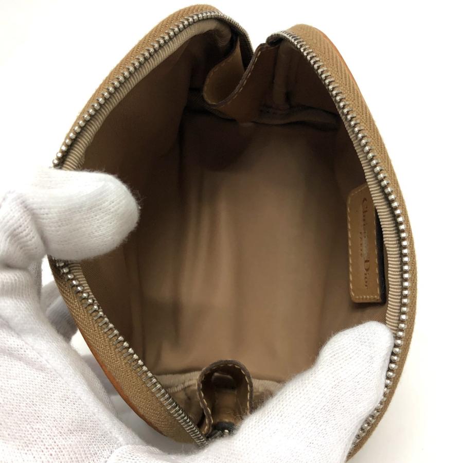 Dior ディオール トロッター ポーチ メイク道具入れ 小物入れ 小物 アクセサリーポーチ ベージュ レディース【中古】 |  | 07