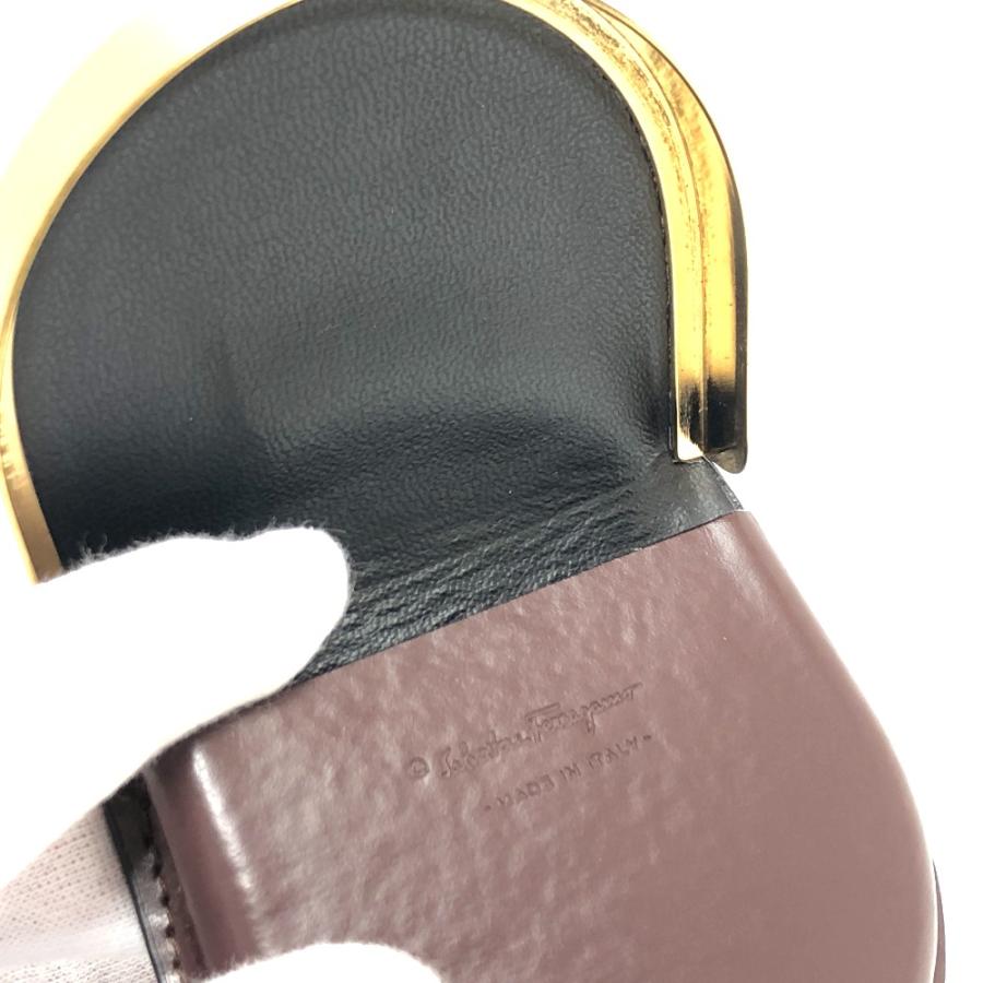 Salvatore Ferragamo サルヴァトーレフェラガモ コインホルダー 小銭入れ 財布 ウォレット コインケース ブラウン レディース【中古】 |  | 04