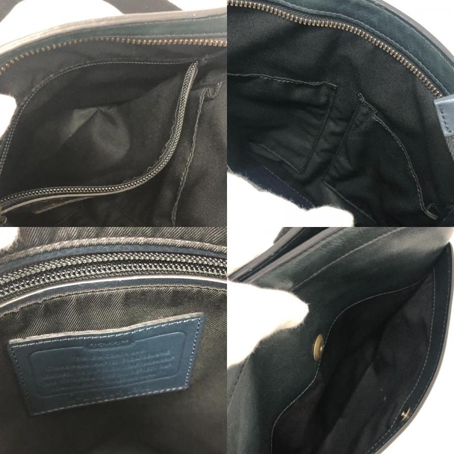 COACH コーチ 70710 フラット 斜め掛け 肩掛け カバン ショルダーバッグ グリーン メンズ【中古】 | COACH | 08
