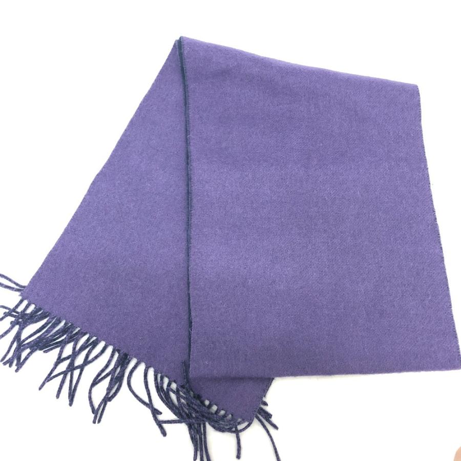 COACH コーチ F56209 VIO マフラー ダブル フェイス アパレル マフラー マフラー パープル レディース【中古】 | COACH | 01