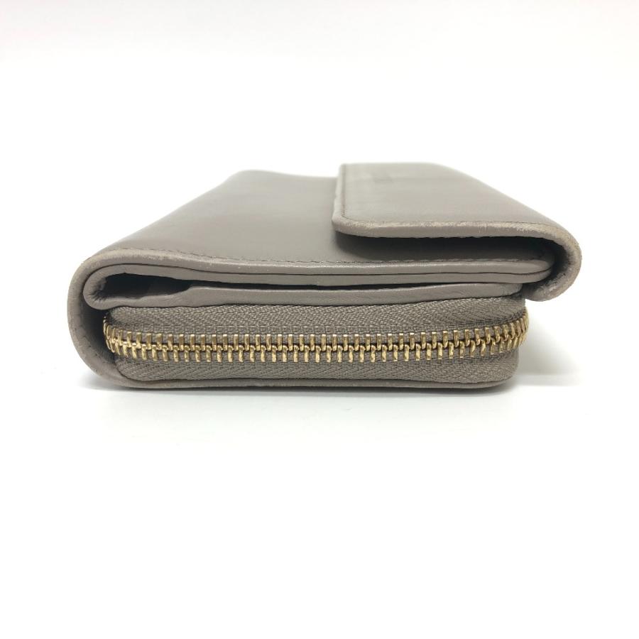 GUCCI グッチ ロゴ コンチネンタルウォレット ウォレット 財布 ロングウォレット 長財布 グレー レディース【中古】 | GUCCI | 02