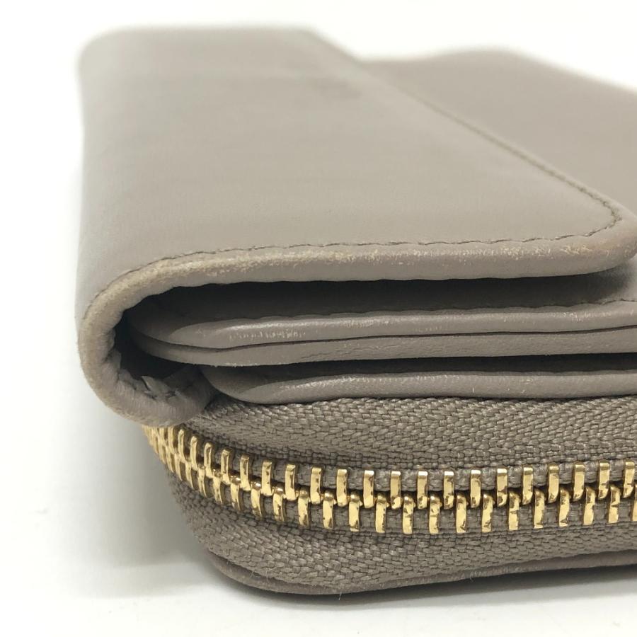 GUCCI グッチ ロゴ コンチネンタルウォレット ウォレット 財布 ロングウォレット 長財布 グレー レディース【中古】 | GUCCI | 05