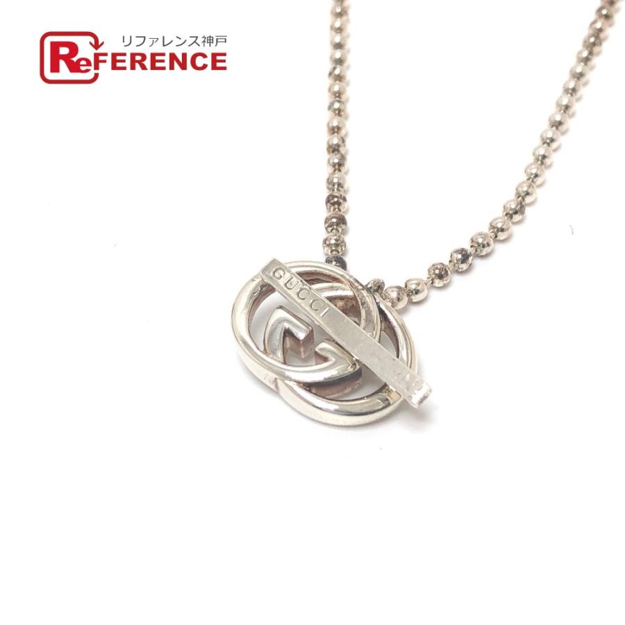 GUCCI グッチ 216435  ダブルG ボールチェーン アクセサリー ネックレス シルバー レディース【中古】 | GUCCI