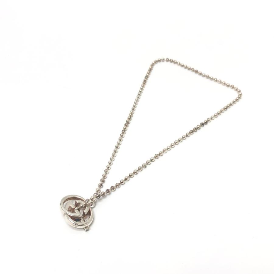 GUCCI グッチ 216435  ダブルG ボールチェーン アクセサリー ネックレス シルバー レディース【中古】 | GUCCI | 02