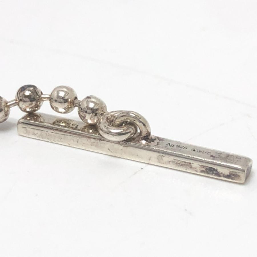 GUCCI グッチ 216435  ダブルG ボールチェーン アクセサリー ネックレス シルバー レディース【中古】 | GUCCI | 06