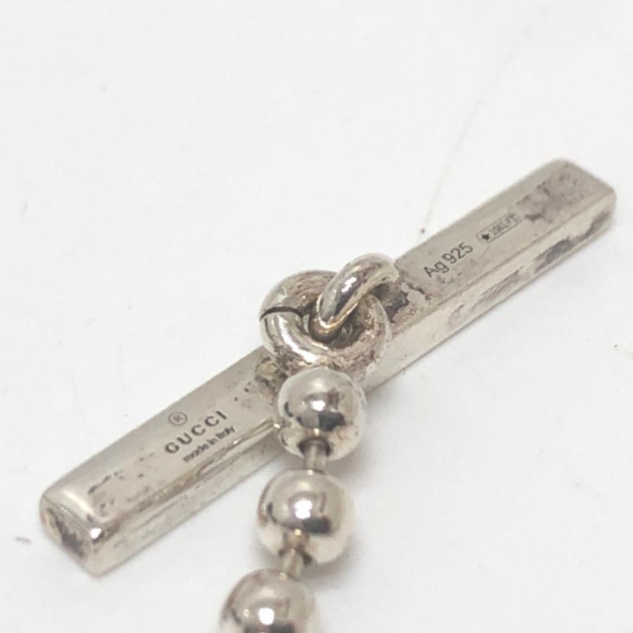 GUCCI グッチ 216435  ダブルG ボールチェーン アクセサリー ネックレス シルバー レディース【中古】 | GUCCI | 07