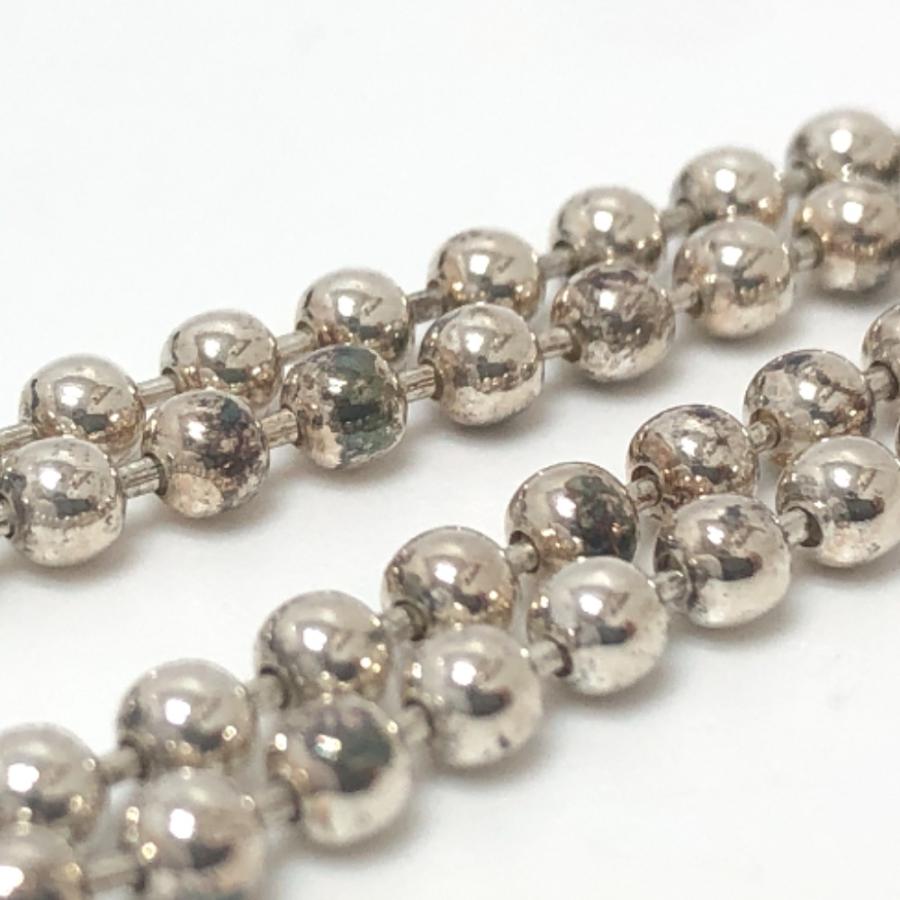 GUCCI グッチ 216435  ダブルG ボールチェーン アクセサリー ネックレス シルバー レディース【中古】 | GUCCI | 08