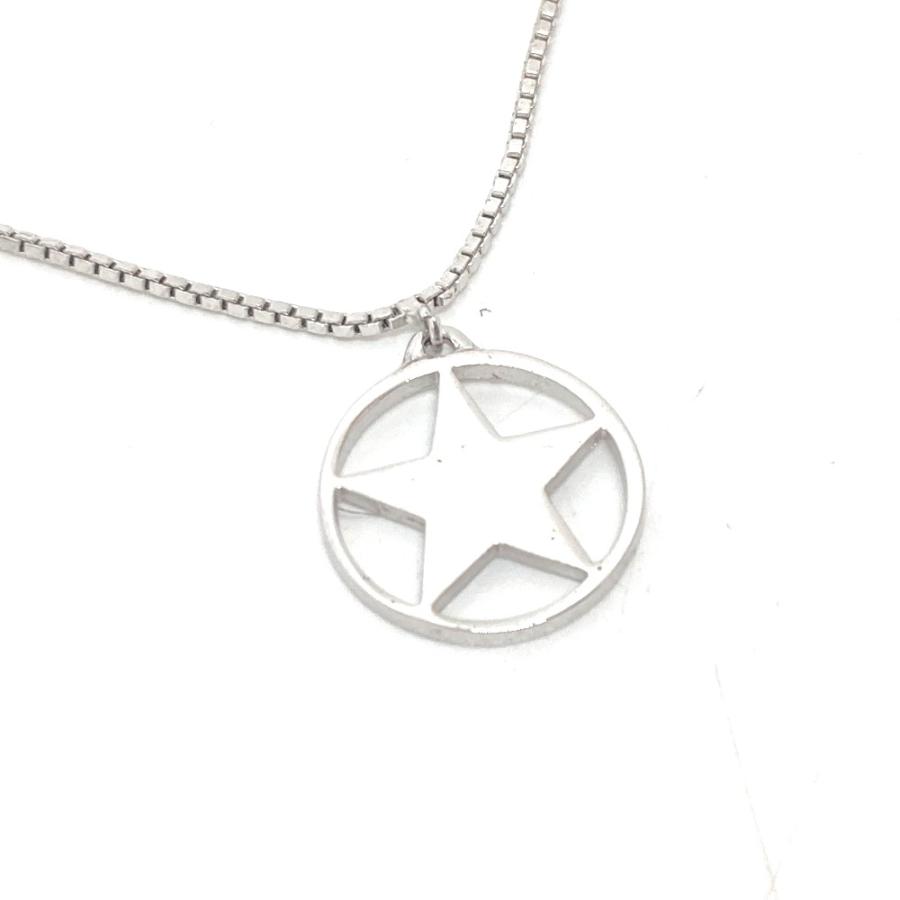 Dior ディオール ロゴプレート スター チェーン ネックレス アクセサリー 小物  ネックレス シルバー レディース【中古】 |  | 01