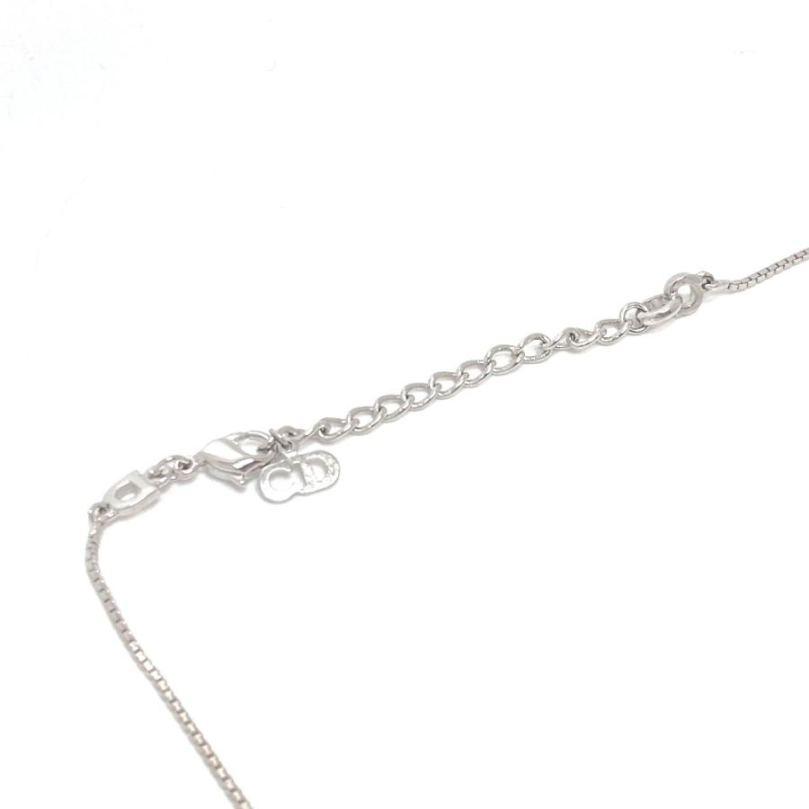 Dior ディオール ロゴプレート スター チェーン ネックレス アクセサリー 小物  ネックレス シルバー レディース【中古】 |  | 08