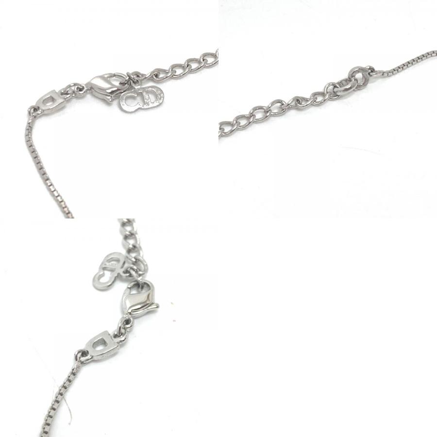 Dior ディオール ロゴプレート スター チェーン ネックレス アクセサリー 小物  ネックレス シルバー レディース【中古】 |  | 09