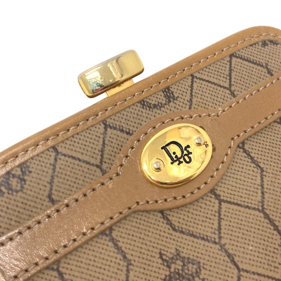 美品 Dior ディオール 総柄 がま口 コインケース ブラウン レディース【中古】 |  | 07