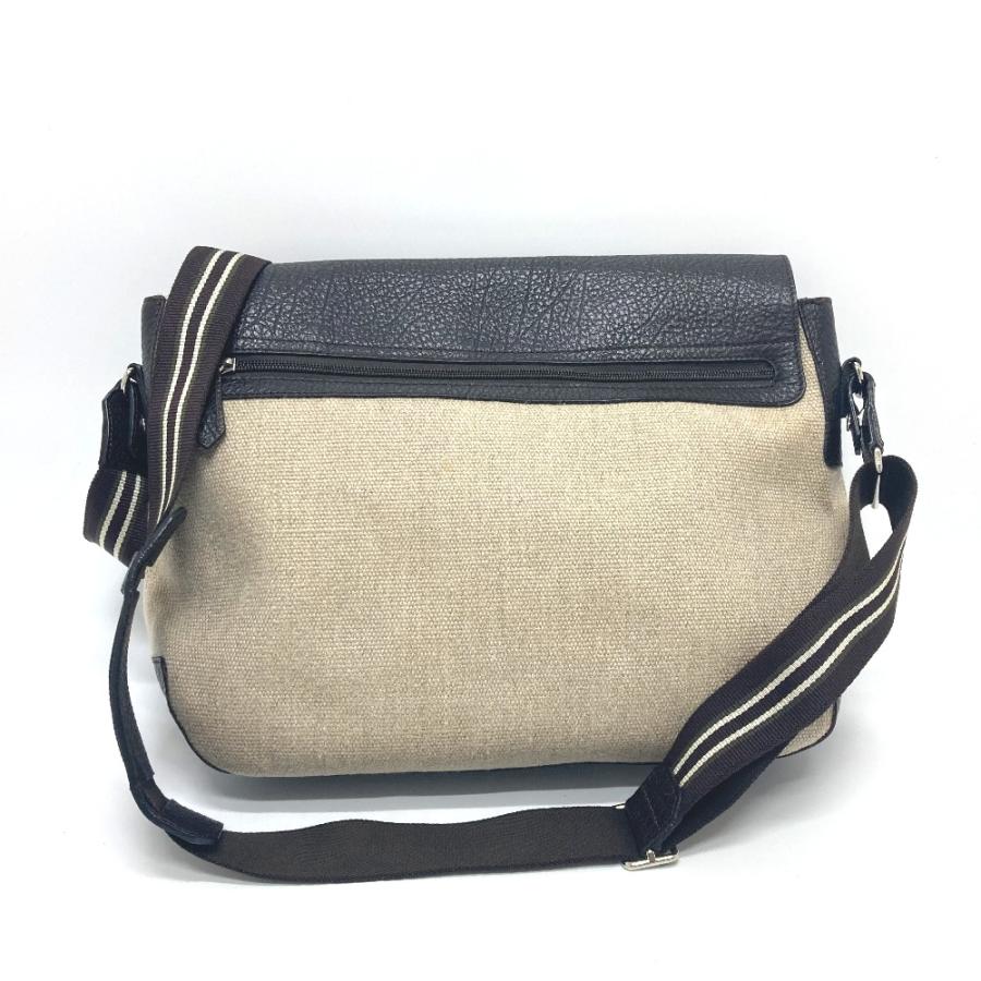 Dunhill ダンヒル メッセンジャーバック ショルダーバック カバン バック ショルダーバッグ ベージュ×ブラウン メンズ【中古】 | dunhill | 01