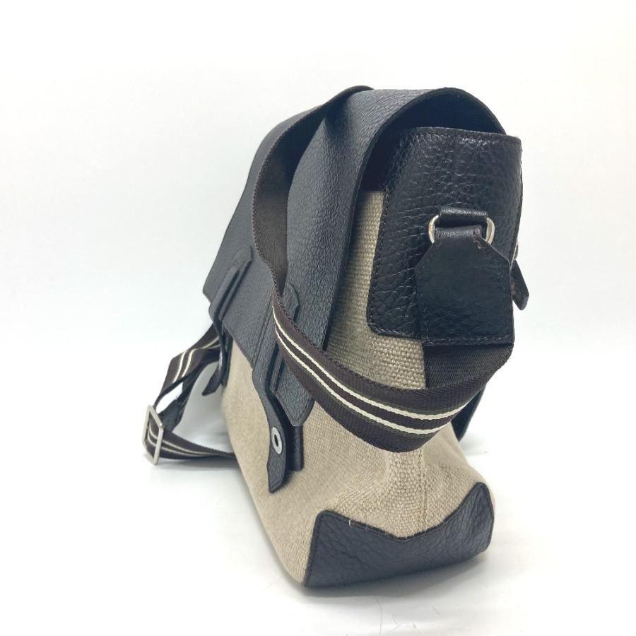 Dunhill ダンヒル メッセンジャーバック ショルダーバック カバン バック ショルダーバッグ ベージュ×ブラウン メンズ【中古】 | dunhill | 03