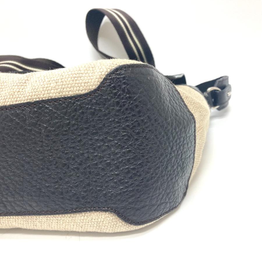 Dunhill ダンヒル メッセンジャーバック ショルダーバック カバン バック ショルダーバッグ ベージュ×ブラウン メンズ【中古】 | dunhill | 05