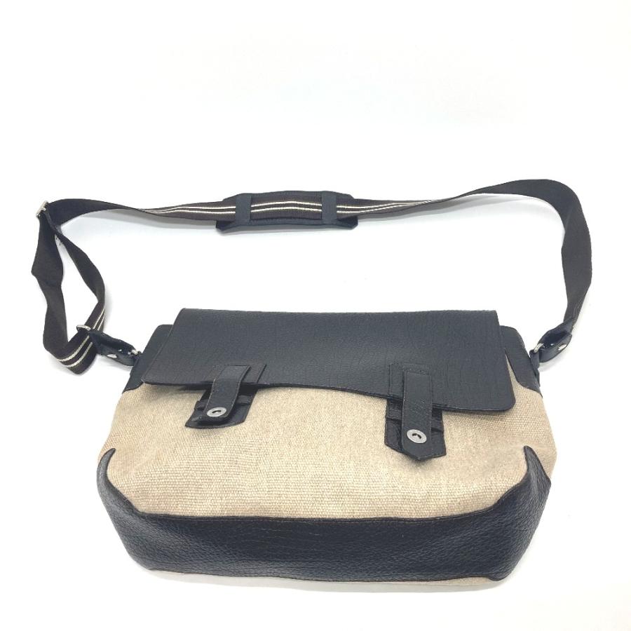 Dunhill ダンヒル メッセンジャーバック ショルダーバック カバン バック ショルダーバッグ ベージュ×ブラウン メンズ【中古】 | dunhill | 07