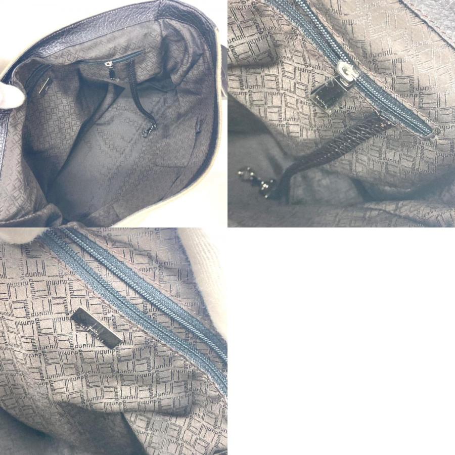 Dunhill ダンヒル メッセンジャーバック ショルダーバック カバン バック ショルダーバッグ ベージュ×ブラウン メンズ【中古】 | dunhill | 09