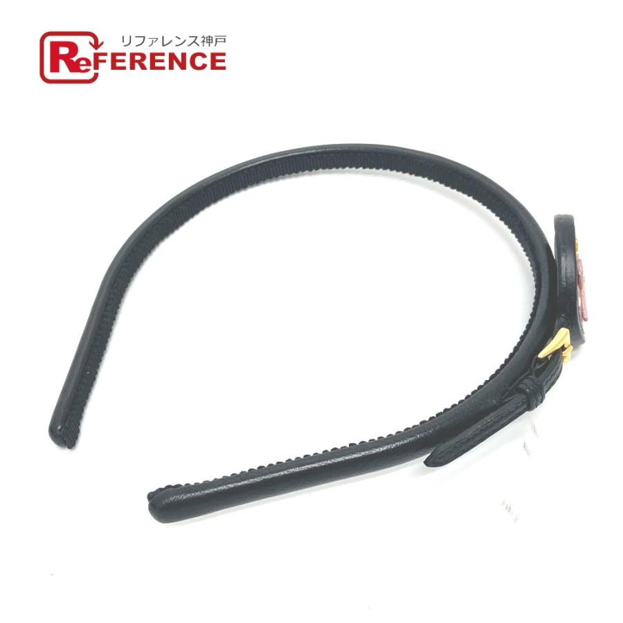 PRADA プラダ 7WN ウィッチモチーフ ヘアアクセサリー アクセサリー 小物 カチューシャ ブラック レディース【中古】 | PRADA