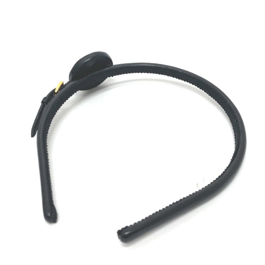 PRADA プラダ 7WN ウィッチモチーフ ヘアアクセサリー アクセサリー 小物 カチューシャ ブラック レディース【中古】 | PRADA | 02