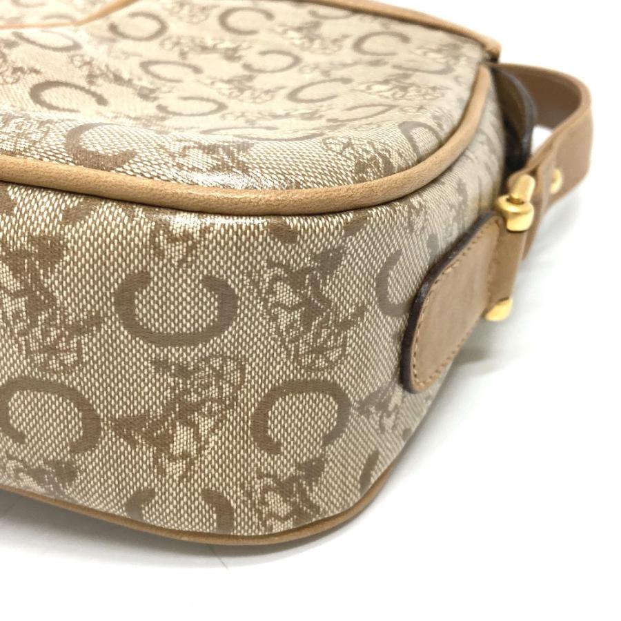 CELINE セリーヌ Cマカダム ショルダーバック カバン バック 肩掛けバック 斜め掛けバック ショルダーバッグ ベージュ レディース【中古】 | CELINE | 05