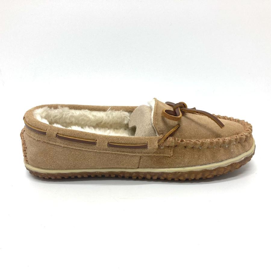 未使用 Minnetonka ミネトンカ モカシン ローファー 革靴 靴 ローファー ブラウン レディース【中古】 | Minnetonka | 07