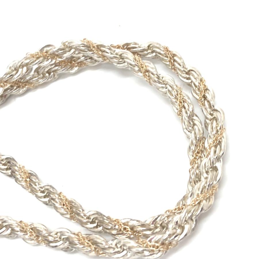 TIFFANY&Co. ティファニー コンビ ツイスト チェーン ネックレス 小物 アクセサリー ネックレス シルバー×ゴールド レディース【中古】 | TIFFANY&Co. | 07