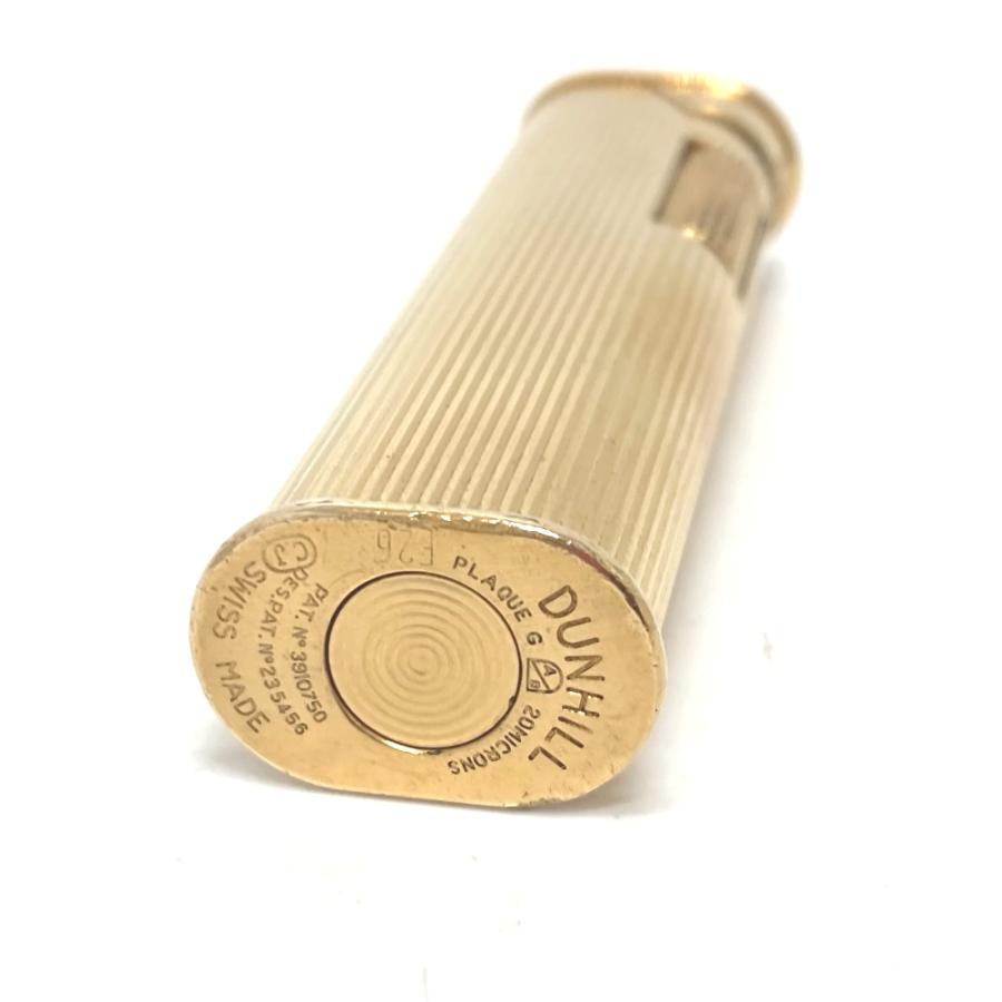 Dunhill ダンヒル  ローラー式  ガスライターライター 小物 スリム ライター ゴールド レディース【中古】 | dunhill | 06