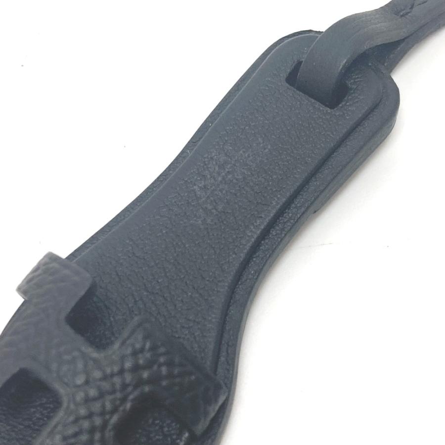 HERMES エルメス オランナノ ソーブラック カバン キーホルダー モノクローム  サンダル バッグチャーム ブラック レディース【中古】 | HERMES | 06