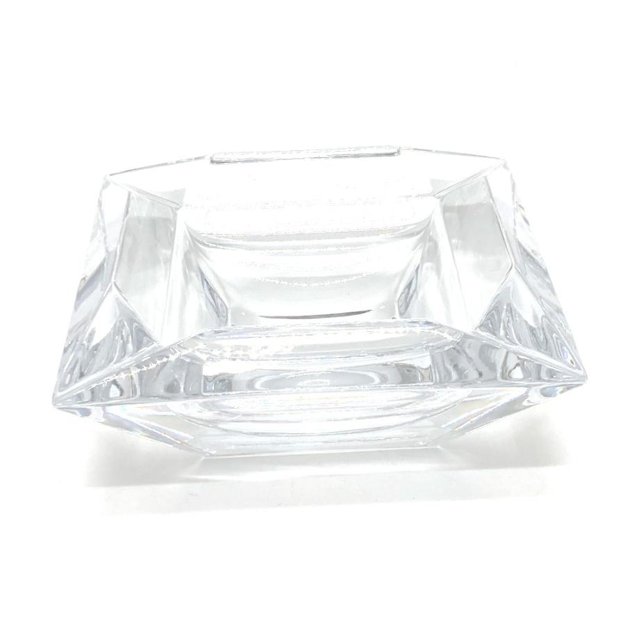 BVLGARI ブルガリ エキセントリカ インテリア スクエア タバコグッズ 小物入れ ブルガリｘローゼンタール  灰皿 クリア メンズ【中古】 | BVLGARI | 01