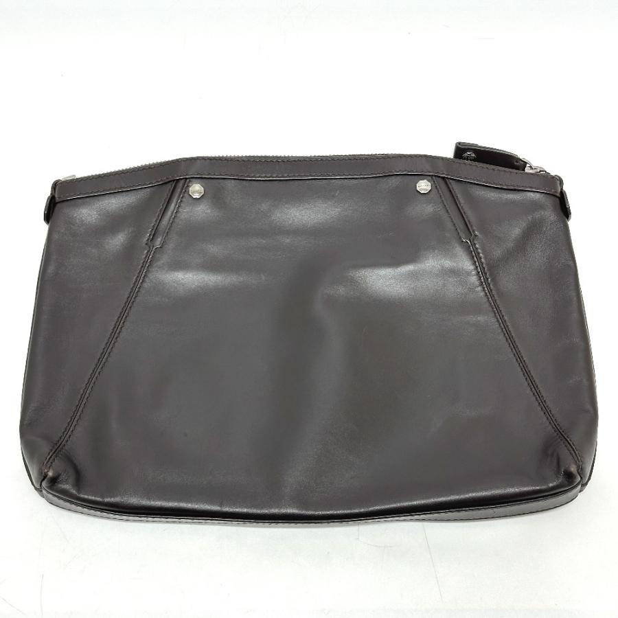 BVLGARI ブルガリ ロゴ カバン セカンドバッグ クラッチバッグ ブラウン メンズ【中古】 | BVLGARI | 01