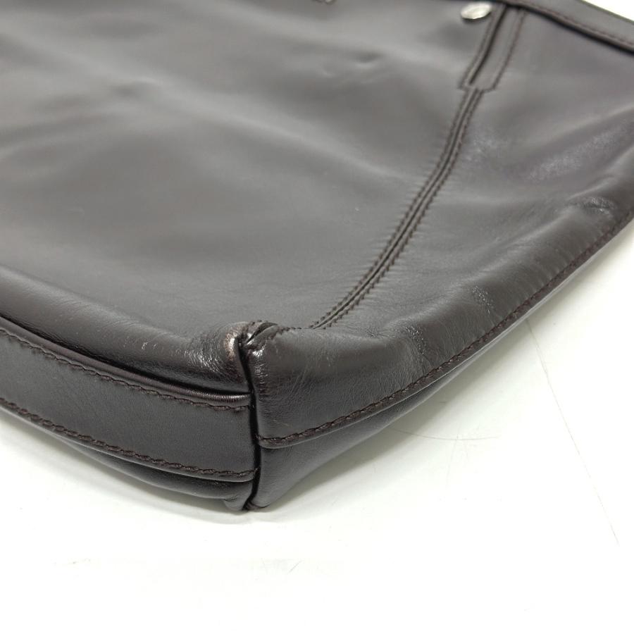 BVLGARI ブルガリ ロゴ カバン セカンドバッグ クラッチバッグ ブラウン メンズ【中古】 | BVLGARI | 04