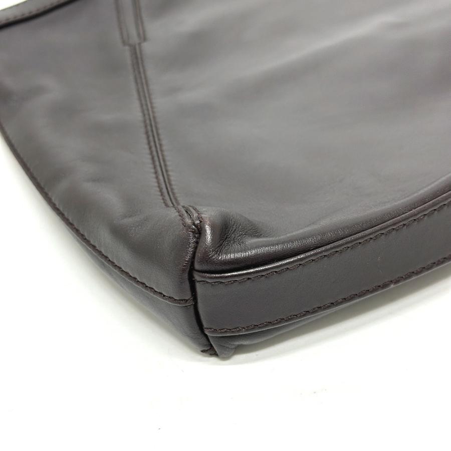 BVLGARI ブルガリ ロゴ カバン セカンドバッグ クラッチバッグ ブラウン メンズ【中古】 | BVLGARI | 05