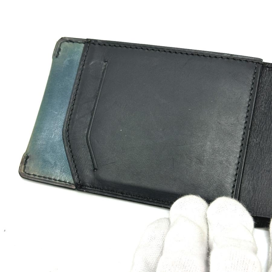 Berluti ベルルッティ ロゴ 2つ折り短財布 ミニウォレット 小物 コンパクト 2つ折り財布 ブルー系 メンズ【中古】 |  | 05