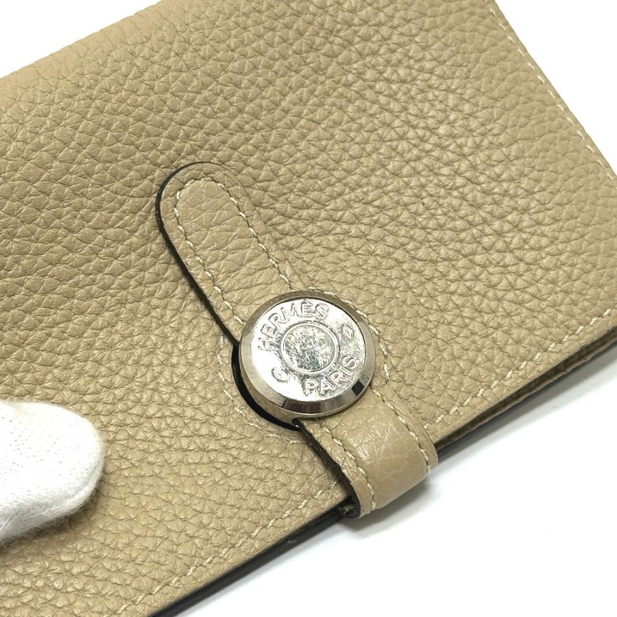 【美品】HERMES ドゴンコンパクト チェーン付 ケース HERMES エルメス ドゴン チェーン付き キーケース コインケース