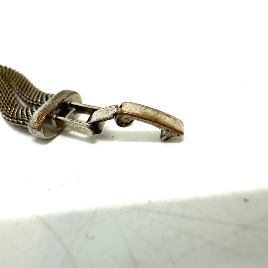 CHANEL シャネル ロゴ プレート チェーン アクセサリー ファッション 小物 ブレスレット シルバー レディース【中古】 | CHANEL | 05