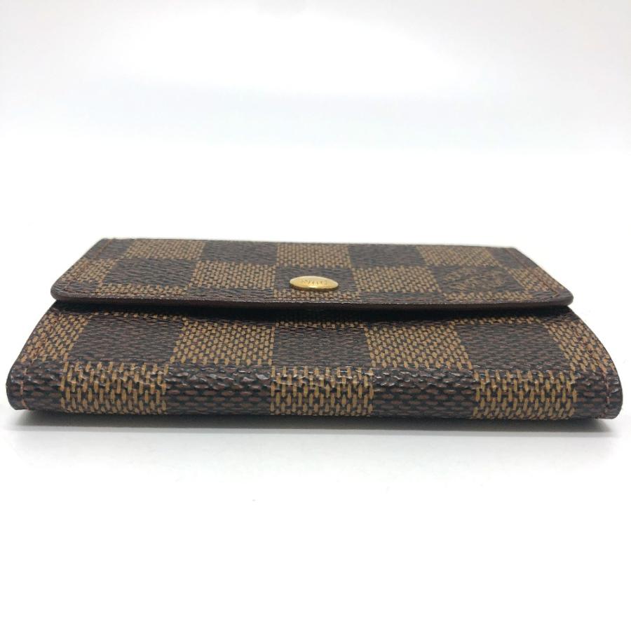 LOUIS VUITTON ルイヴィトン N61930 ポルトモネ・プラ 小銭入れ 財布  ミニウォレット コインケース エベヌ ブラウン レディース【中古】 | LOUIS VUITTON | 04