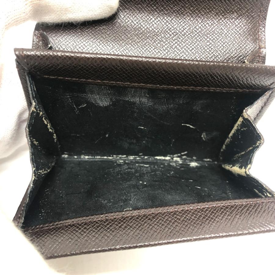 LOUIS VUITTON ルイヴィトン N61930 ポルトモネ・プラ 小銭入れ 財布  ミニウォレット コインケース エベヌ ブラウン レディース【中古】 | LOUIS VUITTON | 07