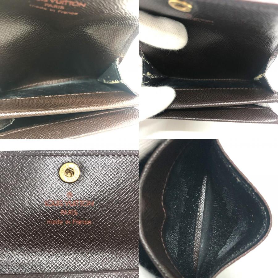 LOUIS VUITTON ルイヴィトン N61930 ポルトモネ・プラ 小銭入れ 財布  ミニウォレット コインケース エベヌ ブラウン レディース【中古】 | LOUIS VUITTON | 08