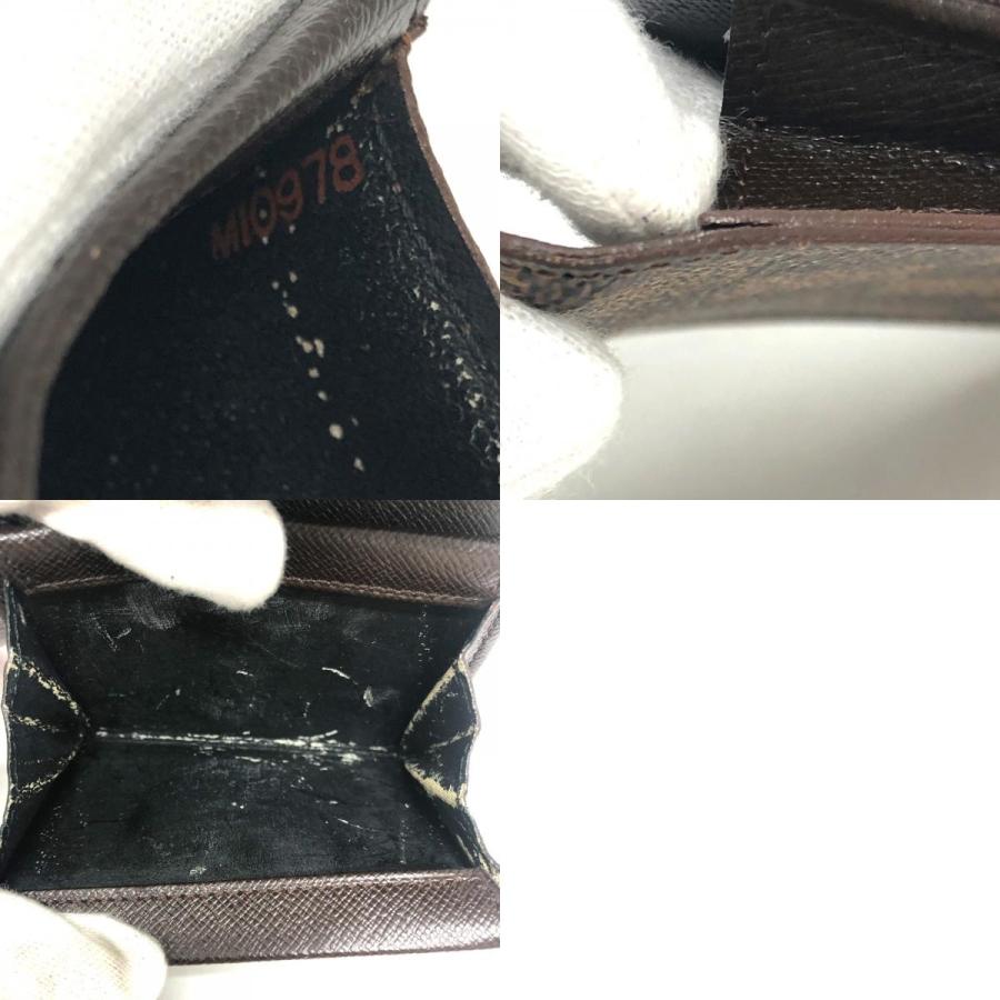 LOUIS VUITTON ルイヴィトン N61930 ポルトモネ・プラ 小銭入れ 財布  ミニウォレット コインケース エベヌ ブラウン レディース【中古】 | LOUIS VUITTON | 09