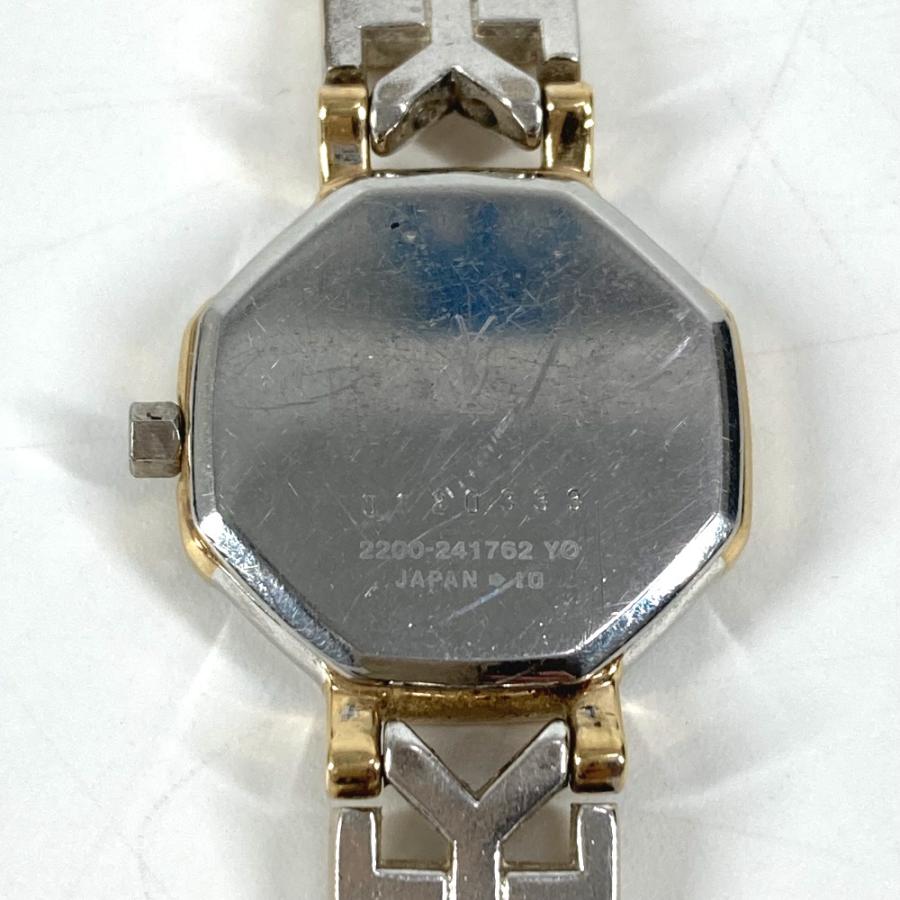 YVES SAINT LAURENT イヴ・サンローラン オクタゴン 腕時計 クォーツ シルバー レディース【中古】 | Yves Saint Laurent | 05