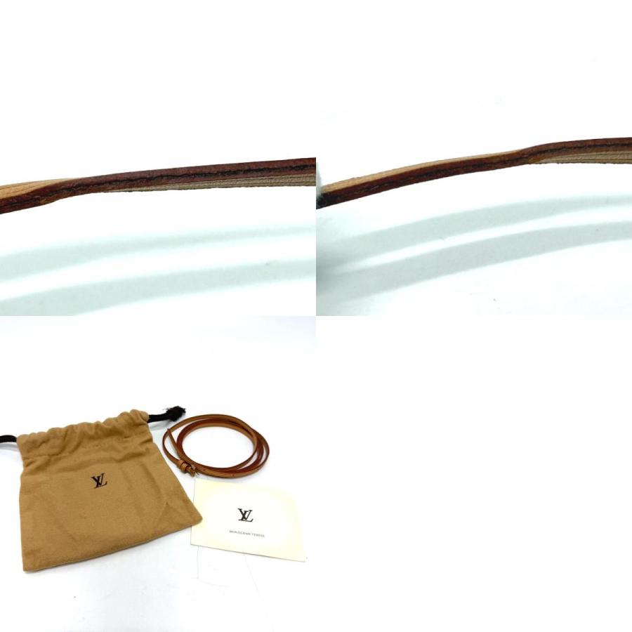 新品同様 LOUIS VUITTON ルイヴィトン ウォーカー ポシェット ウォレット用 ショルダーストラップ ベージュ レディース【中古】 | LOUIS VUITTON | 09
