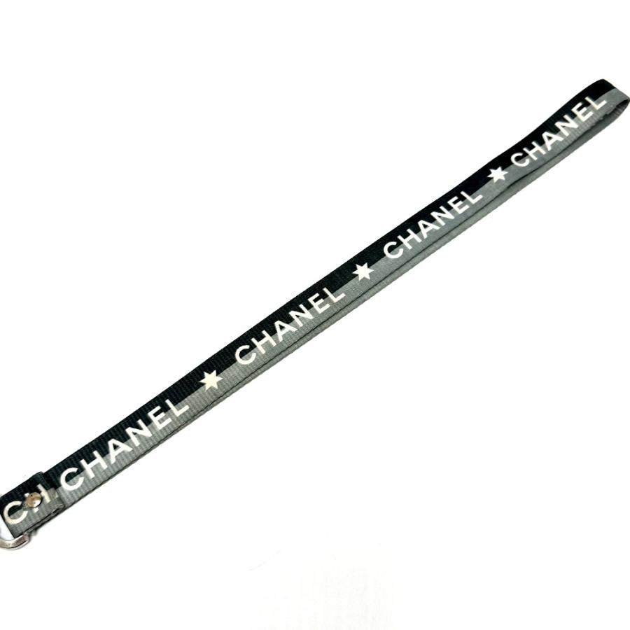 限定セール【 CHANEL 】01P シャネル ロゴ ネックストラップ CHANEL（シャネル） 01P ロゴ ネックストラップ ネックホルダー 雑貨