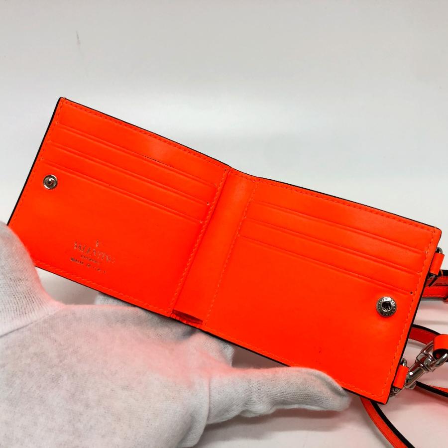 VALENTINO ヴァレンチノ VLTN ロゴ ネックストラップ ウォレット  