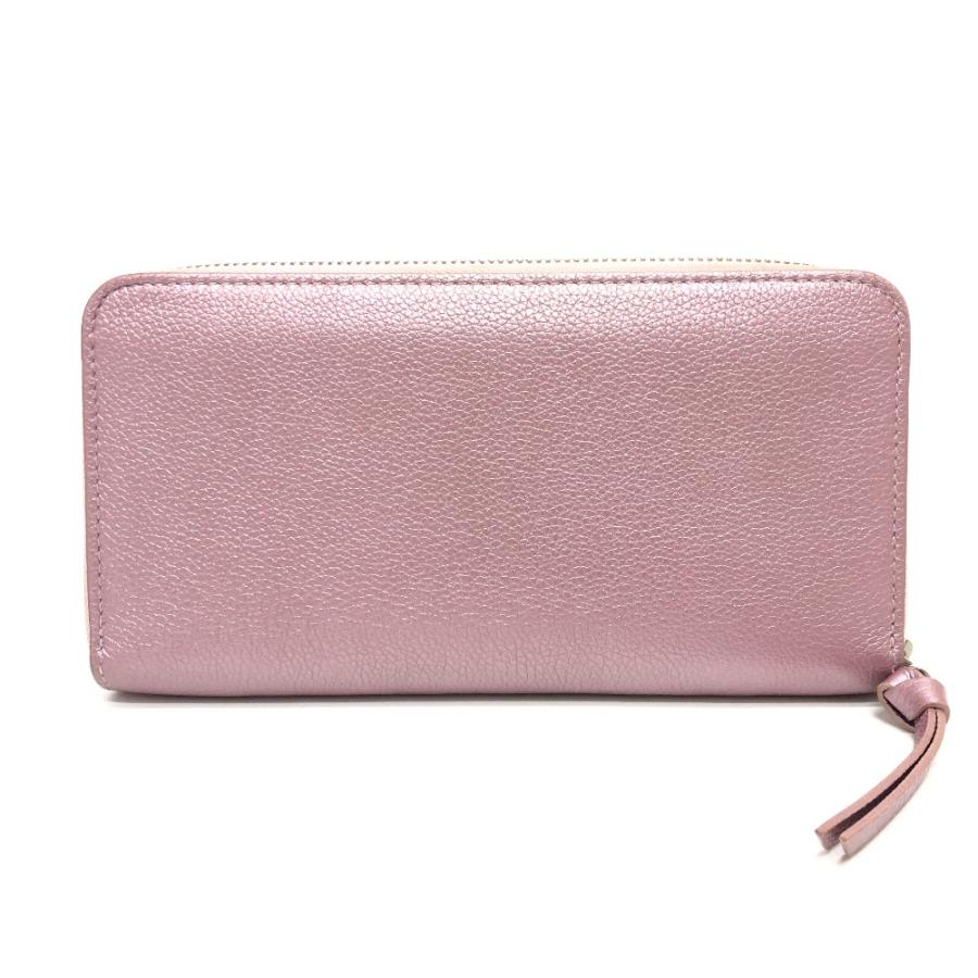 美品  ルイヴィトン 長財布 ジッピーロックミー メタリックピンク 希少 ルイヴィトンジッピーロックミー ローズプドワール リドゥヴァン