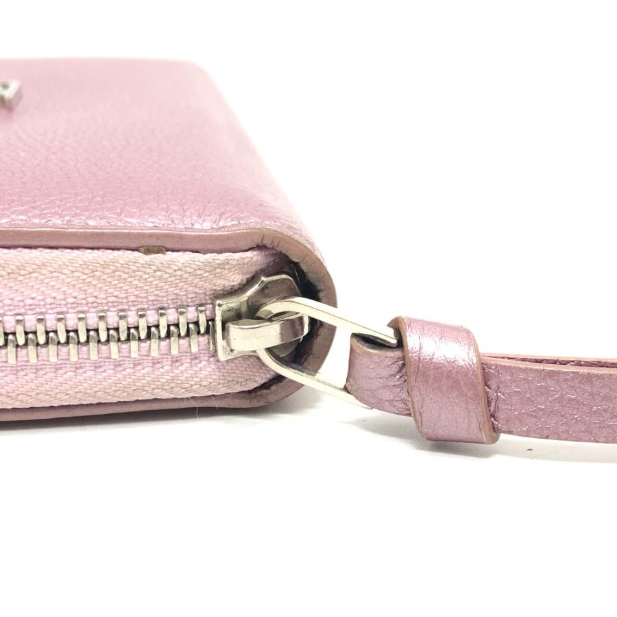 美品  ルイヴィトン 長財布 ジッピーロックミー メタリックピンク 希少 LOUIS VUITTON（ルイ・ヴィトン） M69812 ジッピー ロックミー 財布