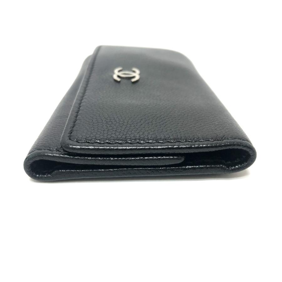 CHANEL シャネル ブリリアント ココマーク 6連 鍵 キーケース ブラック レディース【中古】 | CHANEL | 02