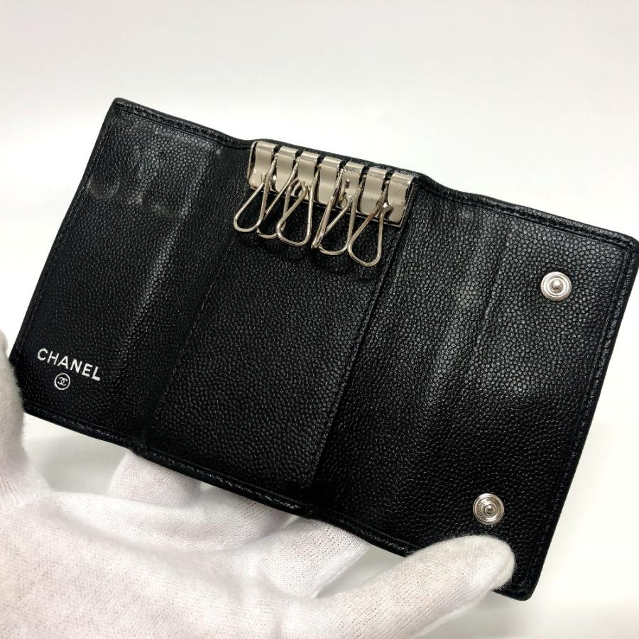 CHANEL シャネル ブリリアント ココマーク 6連 鍵 キーケース ブラック レディース【中古】 | CHANEL | 04